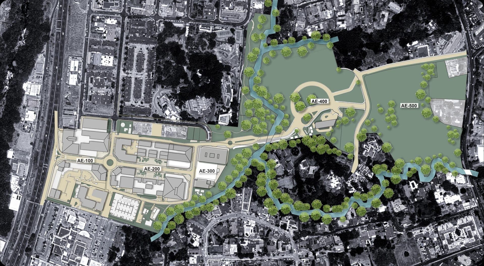 Mapa del Masterplan